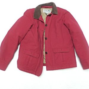 Vintage LL Bean Women's Barn Coat Red XL